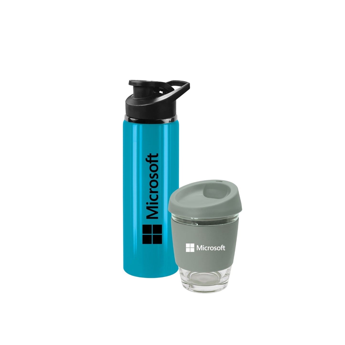 Gifting bundle - Water Bottle and Glass Reusable Cup