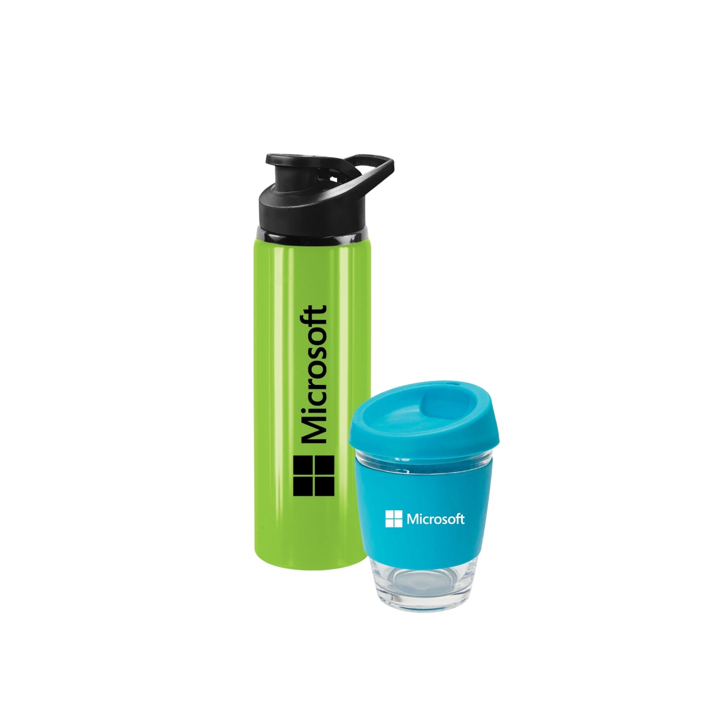 Gifting bundle - Water Bottle and Glass Reusable Cup