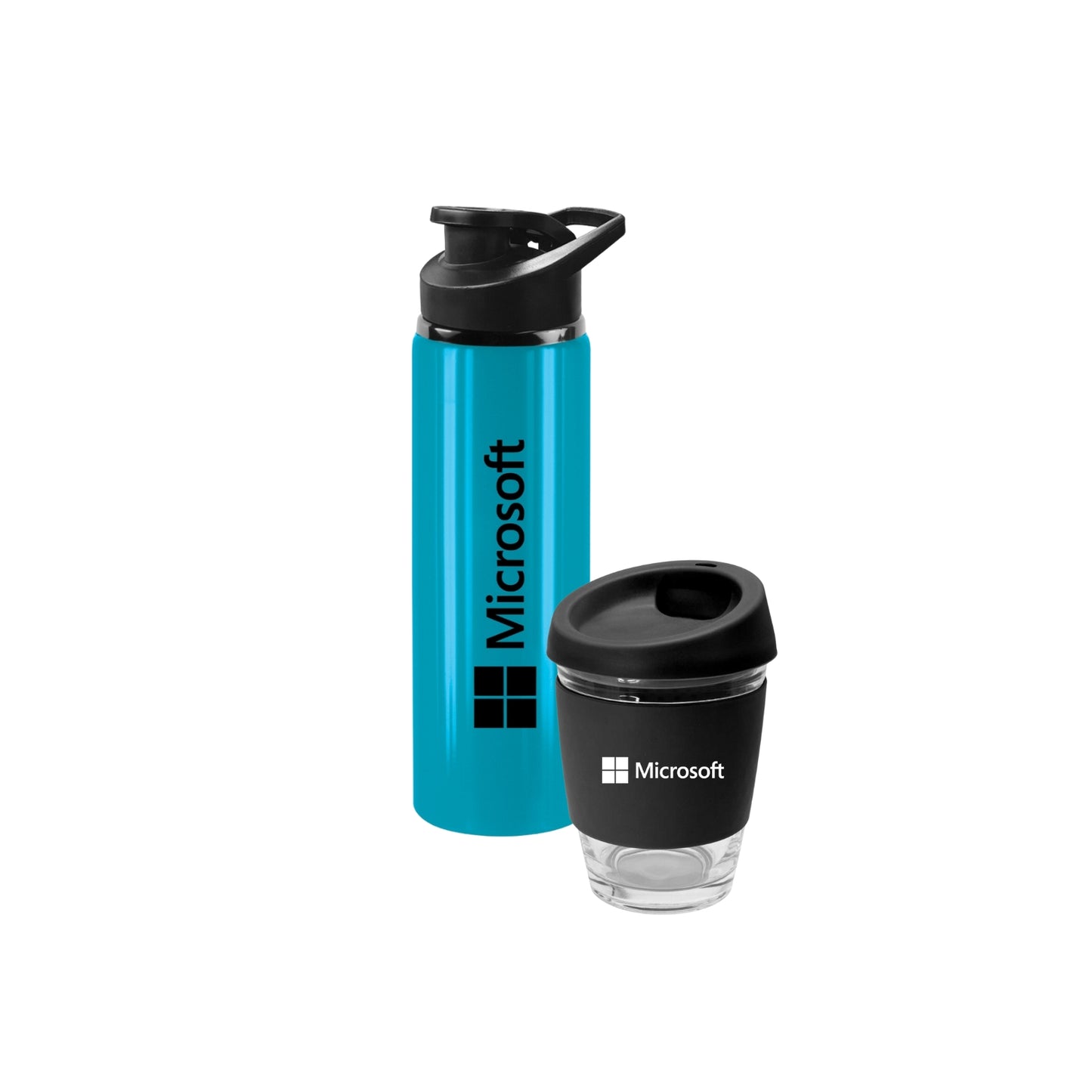 Gifting bundle - Water Bottle and Glass Reusable Cup